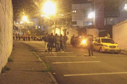 La balacera se registró aproximadamente a las 21:00