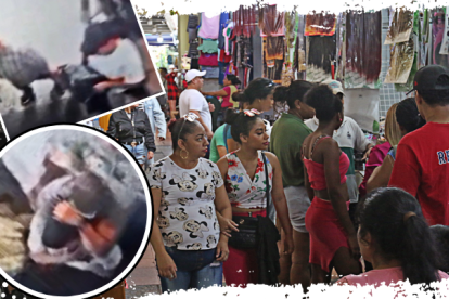 En este sector de la Bahía se registró la agresión y robo a un ciudadano. Comerciantes piden más control de la Policía.