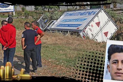 La víctima conducía este camión. A las 22:50 del lunes salió desde Cuenca con destino a Guayaquil.