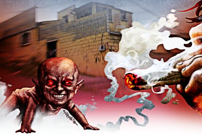 Un duende estaría habitando en este lugar, según un morador.