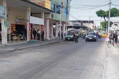 Comerciantes fueron baleados en Manabí.