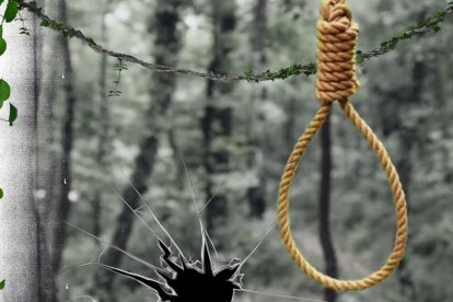 Fue ahorcado en una reserva natural al norte de Estocolmo