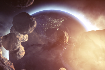 Dos asteroides se están aproximando a la Tierra.