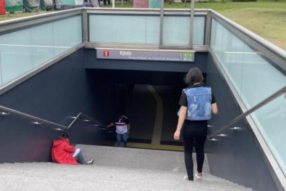 Las estaciones del Metro de Quito han permanecido abiertas en su totalidad, con todos los accesos