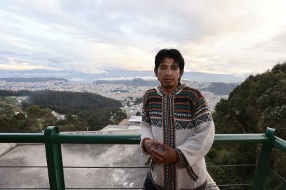 Christian Iván Quispe está a cargo de coordinar acciones de los doce barrios que conforman el cabildo de Toctiuco.