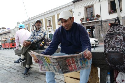 Marcos Baquerizo es un guayaquileño radicado en Quito y al que le gusta leer EXTRA.