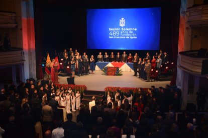 Quito celebra sus fiestas también con sesión solemne.