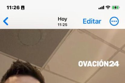Lionel Messi y Gisselle una foto de su famoso vídeo.