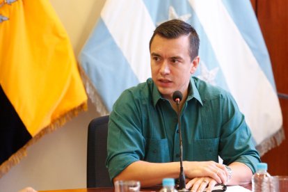 Daniel Noboa, presidente de Ecuador.