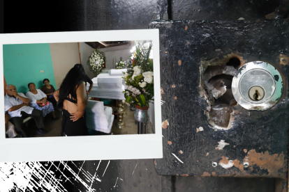 Los cuerpos de los niños fueron velados en la mañana del miércoles 13 de diciembre.