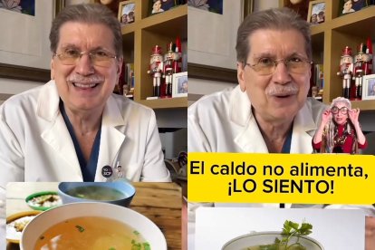 El pediatra sugirió que los niños deben consumir alimentos ricos en proteína, no sopas.