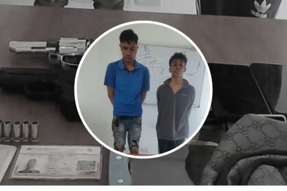 Los sospechosos habrían robado en un restaurante antes de ir a la gasolinera.