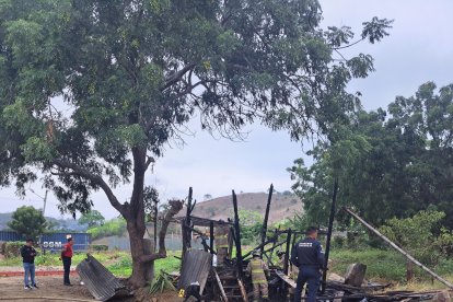 El sitio de la tragedia.