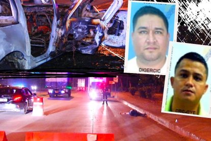 En la escena del crimen se encontraron 70 indicios balísticos, 63 de calibre 2.23 y 7 de calibre 9 milímetros.