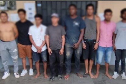 La organización criminal arremetió en contra de policías que los perseguían.