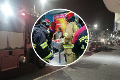 Los heridos fueron atendidos en el lugar y luego trasladados a un hospital.