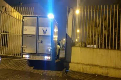 Los cadáveres permanecían este miércoles 27 de diciembre en la morgue de Santo Domingo.