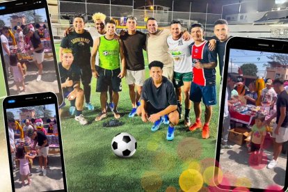 Kendry Páez estuvo de actividad social y deportiva por Navidad.