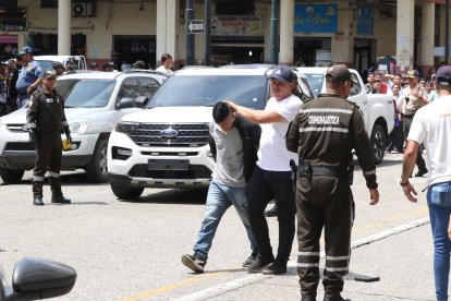 Wilson Alcívar, uno de los detenidos por el robo a comerciante, tenía 10 procesos judiciales.