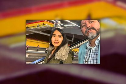 En esta fotografía Mikaella Andrade aparece junto a su padre, quien además era su colega, el abogado Washington Andrade. Él la publicó en X.