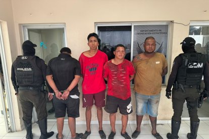 Cuatro de los detenidos fueron atrapados luego de que presuntamente cometieron cinco crímenes