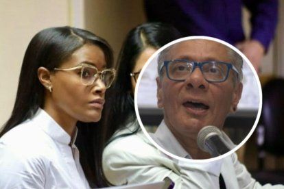 La Fiscal General, Diana Salazar, y el exvicepresidente, Jorge Glas.