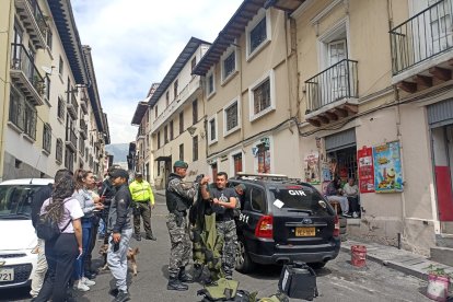 Unidades policiales controlaron el artefacto.