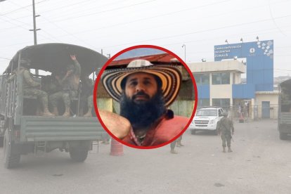 En la mañana del domingo, la cárcel regional se encontraba resguardada por uniformados.