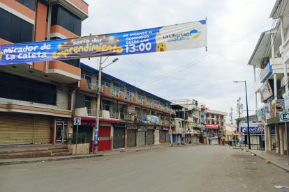 Calles de Santa Elena, desoladas.