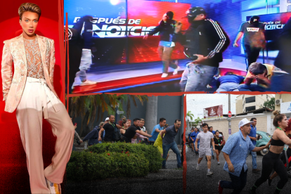 Héctor Alvarado es un conocido maquillador de la gente de televisión. En imágenes los momentos de pánico que se vivió en TC.