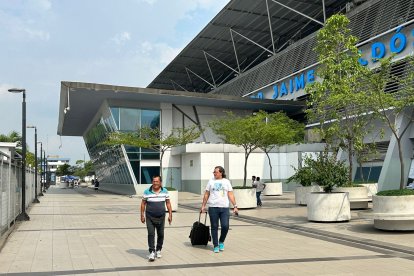 El ambiente en la Terminal.