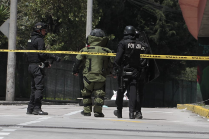 La Policía intervino para controlar la emergencia.