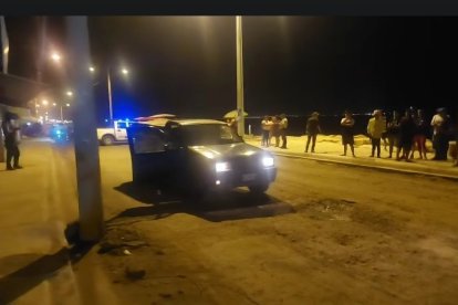 Una de las víctimas fue sorprendida cuando se movilizaba en un automotor.