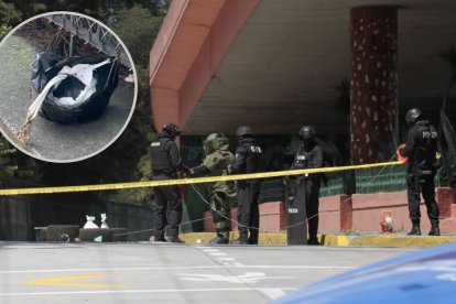 La bomba del puente de Guajaló tuvo que ser detonada controladamente por la Policía. Tenía mucha carga explosiva.