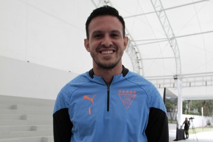 El arquero Gonzalo Valle se mostró feliz por ser parte del plantel de Liga de Quito.