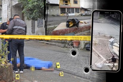 La víctima trató de correr, pero fue alcanzada por su verdugo. Quedó cerca de un parque.