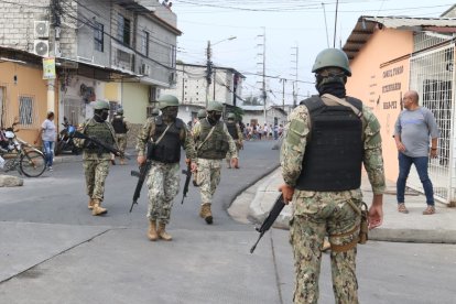 La operación militar fue en la cooperativa Santiago de Roldós, sur de Guayaquil.