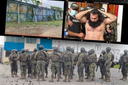 Desde la fuga del presunto líder de Los Choneros, militares resguardan los exteriores del centro carcelario ubicado en la vía a Daule.