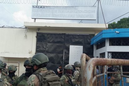 La cárcel de varones de Esmeraldas, en el norte de Ecuador.
