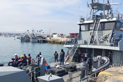 El decomiso se hizo a 200 millas náuticas.