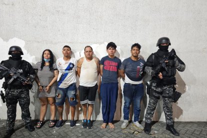 Los detenidos por sospechas de secuestro.