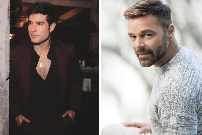 Danilo Carrera y Ricky Martin mantuvieron conversaciones.