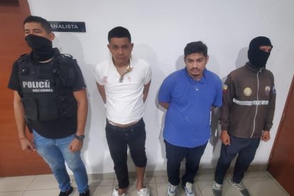 Los sospechosos fueron capturados en varios allanamientos, según informó la Policía Nacional.