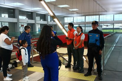Hubo una alarma en el Metro de Quito.