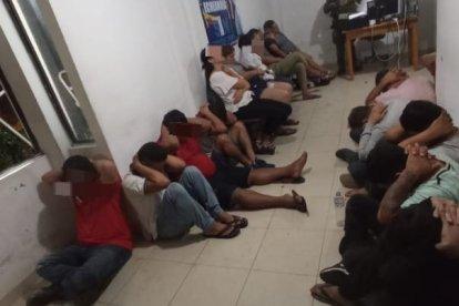 La banda fue capturada en Bolívar.