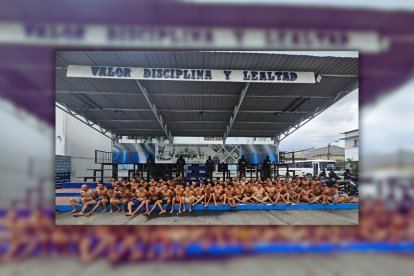 En Yaguachi fueron detenidos 69 sospechosos tras la toma del hospital local, el domingo 21 de enero de 2024.