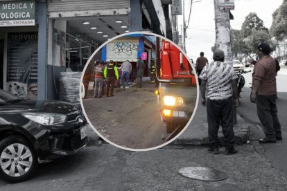 La Policía revisó las grabaciones de las cámaras de seguridad para tener más detalles del evento.