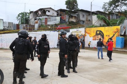 Los policías llegaron a un sector de la Flor de Bastión.
