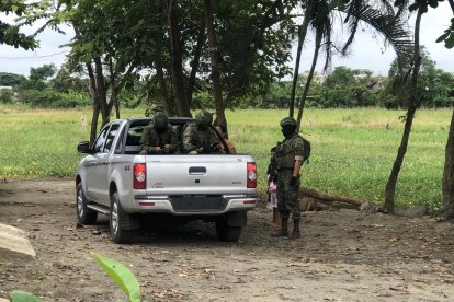 Desde el domingo 21 de enero, en diferentes horarios, los militares realizan operativos de control en la zona.