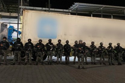 La droga incautada en Vinces fue llevada a Quito, según confirmó la Policía el 25 de enero de 2024.